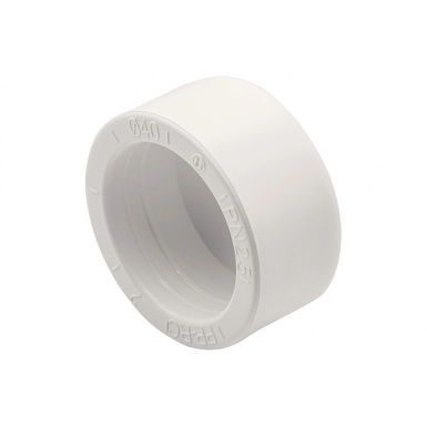 Polypropylene plug 40 EVER PLAST /white