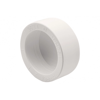 Polypropylene plug 63 EVER PLAST /white