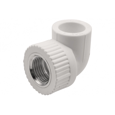 Corner combined internal thread 20х1/2" EVER PLAST /white