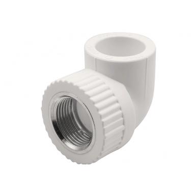 Corner combined internal thread 25х3/4" EVER PLAST /white