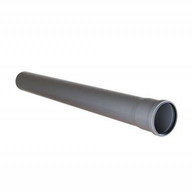 50 pipe 0.5 m PP EVER PLAST (thickness 1.5 mm) gray.